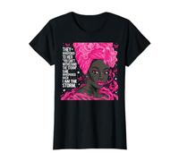 She Whispered Back Soy The Storm Cáncer de Mama Mujeres Negras Camiseta