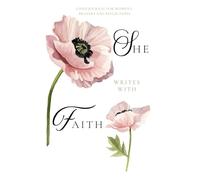 She Writes with Faith: Lined Journal for Women’s Prayers and Reflections. Christian notebook for notes and thoughts. Lined journal for women. Floral design lined notebook for Bible study