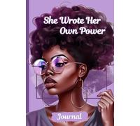 She Wrote Her Own Power: An Unlined Journal for Confident, Creative Black Women | The Purple Collection