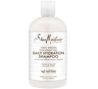 Shea Moisture Champú de hidratación diaria con aceite de coco virgen 100% con leche de coco y acacia Senegal, para limpiar y nutrir todo tipo de cabello, 384 ml