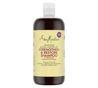 SHEA MOISTURE Jamaican Black Castor Oil Champú Fortalecedor y Restaurador con Manteca de Karité, 473 ml
