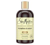 Shea Moisture Jamaican Champú fortalecedor y restaurador de aceite de ricino negro, 384 ml/13 fl oz