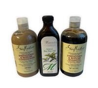 Shea Moisture Jamaicano Negro Ricino Aceite Champú y Acondicionador Tea Tree X 3