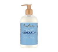 SheaMoisture Acondicionador Hydrate & Repair,Pelo Rizado Seco y Dañado, Anti Frizz, Hidratación, Menos Rotura, Miel de Manuka, Yogur, Aceite de Baobab y Manteca de Karité, 384 ml