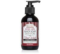 Shea Terra Organics - Rose Hips Black Soap Deep Pore Facial Wash & Mask - 4 oz. by Shea Terra Organics