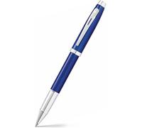 Sheaffer 100 Bolígrafo Rollerball Lacado Azul Brillante Con Recorte Cromado