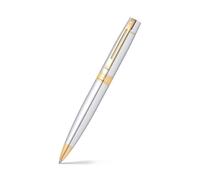 Sheaffer 100 - Refillable rollerball pen, polished chrome, gold-tone trim E29342