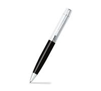 Sheaffer 300 Glossy Black Ballpoint Pen with Bright Chrome Cap and Chrome-Plated Trim