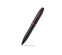 Sheaffer 9108 Icon - Bolígrafo negro mate con ribete PVD negro brillante