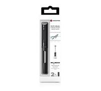 Sheaffer 93400 Pluma estilográfica de caligrafía (fina), color negro con ribete negro