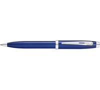 Sheaffer Bolígrafo Azul Brillante Con Acabado Cromado