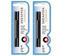 Sheaffer Cartuchos de tinta clásicos negros, paquete doble