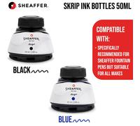 Sheaffer Clásico Recargas Y Tinteros De Tinta, Negro Y Azul