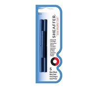 Sheaffer Classic - Cartuchos de tinta de recambio para pluma estilográfica, color azul y negro