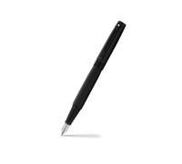 Sheaffer E0934353 Pluma Estilográfica 300 Plumín Punto Medio Laca y Detalles, Negro