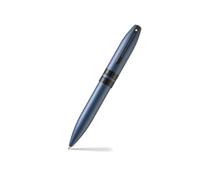 Sheaffer Icon - Bolígrafo de punta redonda (PVD), color azul metálico