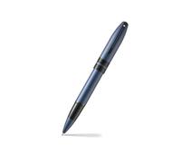 Sheaffer Icon E1911051 - Bolígrafo de punta redonda con PVD negro brillante, color azul metálico