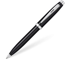 Sheaffer Pluma Biro Tinta Negra Mate Negro Con Acabado Cromado