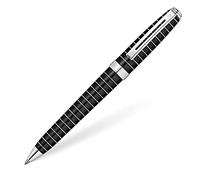 Sheaffer Prelude Black Lacquer w/Horizontal Line Engraving Ballpoint Pen