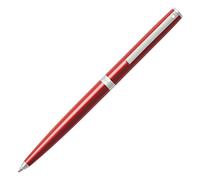 Sheaffer Sagaris - Bolígrafo (mecanismo de apertura de giro), acabado en rojo metálico con detalles en cromo