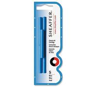 Sheaffer Skrip - Cartuchos de tinta para pluma estilográfica, azul - 5 unidades