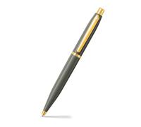 Sheaffer VFM 9427 - Bolígrafo color gris claro brillante con ribete dorado PVD | Bolígrafo premium
