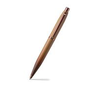 Sheaffer VFM 9428 Coffee Edition - Bolígrafo marrón mate con adornos PVD dorados y punto blanco de excelencia (bolígrafo)
