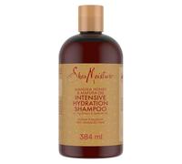 SheaMoisture Champú Hidratación Intensiva, Cabello Rizado, Encrespado y Dañado, Pelo Suave y Nutrido, Hidratación Intensa, Miel de Manuka, Aceite de Mafura y Manteca de Karité, 384 ml