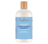 SheaMoisture con Miel de Manuka y Yogur Champú Hidratación y Reparación, para cabello extremadamente seco y quebradizo 384 ml