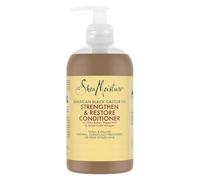 SheaMoisture con Aceite de Ricino Negro de Jamaica Acondicionador Fortalece y Repara, para cabello natural, tratado químicamente o peinado con calor 384 ml
