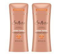 SheaMoisture - Desodorante antitranspirante de color uniforme, vitamina C y niacinamida, 2 unidades durante 48 horas, protección contra el sudor y el olor, sin parabenos y sin aceite mineral, 67 ml