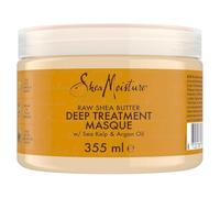 SheaMoisture Tratamiento Hidratante Manteca de Karité - Crema Rizos Extra Hidratante para Cabello Grueso, Rizado o Seco - Con Aceite de Argán y Alga Marina - Sin Sulfatos - 1 x 355 ml