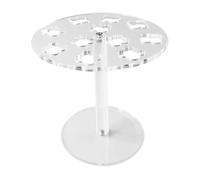 Shear Holder - 11-Hole Scissor Holder Barber Organizer | Display Stand Storage Rack | Professional Salon Organiser For Hair Clips Combs Makeup Brushes, Compact St0rage Solution Home And Bar-ber Shop