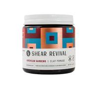 Shear Revival American Gardens - Pomada de arcilla, arcilla para peinar el cabello de fijación fuerte para hombres, acabado mate, vegana y a base de plantas, hecha a mano con aloe y manteca de karité