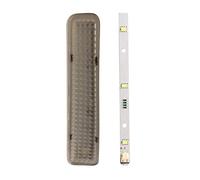 SHEAWA Barra de luz LED y Cubierta para RONGSHENG/HISENSE Refrigerador Tira de luz LED E349766 MDDZ-162A 1629348 DC12V 2W (Tira de luz LED y Cubierta)