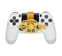 SHEAWA Mando de juego PS4 Mini volante de repuesto para Sony PS4 Racing Game Accessories (metal dorado)