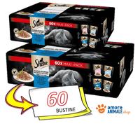 Sheba Cat Maxi Pack Selección En Gelatina Surtido Mar MISTO MARE 60 Buste 85 gr