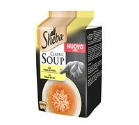 Sheba Classic Soup - Comida para Gato con filetes de Pollo, 4 x 40 g, 12 Paquetes (48 bolsitas en Total)