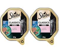 Sheba Classics Comida húmeda para Gatos, 22 Cuencos (2 x 11 x 85 g) (Paquete de 2)