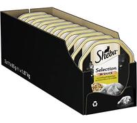 Sheba Comida húmeda para Gatos Selection in Sauce bocaditos de Aves en Salsa, 22 Unidades (2 x 11 x 85 g)