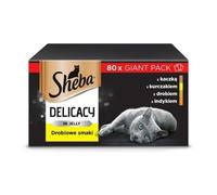 Sheba Delicacy aves Wackelpudding sabores 80X85G