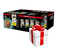 Sheba Delicacy Jalea de Aves Sabores, con Pato, con Pollo, con Aves, con Pavo 80x85g + SORPRESA PARA EL GATO