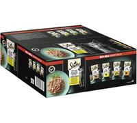 Sheba Delicacy Jalea de Aves Sabores, con Pato, con Pollo, con Aves, con Pavo 80x85g + SORPRESA PARA EL GATO