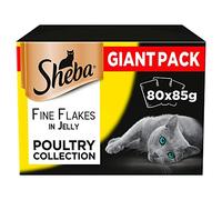 Sheba Delicacy Jalea de Aves Sabores, con Pato, con Pollo, con Aves, con Pavo 80x85g + SORPRESA PARA EL GATO