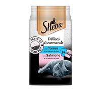 Sheba Délice Gourmands Tokio - Comida húmeda para Gatos con atún y salmón, 12 Paquetes con 6 Bolsas de 50 g, Total 72 bolsitas