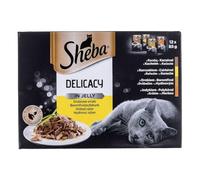 Sheba Sachet Delicadeza En Jalea Sabor Aves 12x85g