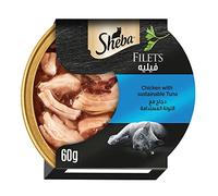Sheba Filetes de Plato, Pollo con atún MSC, 60 g
