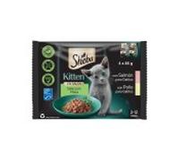 Sheba húmedo gato kitten selección mixta 4x85 gr