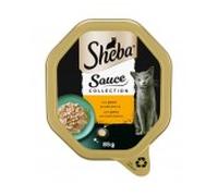 Sheba húmedo gato sauce collection pavo 85 gr