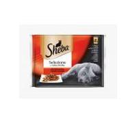 Sheba húmedo gato selección de carnes en salsa 4x85 gr